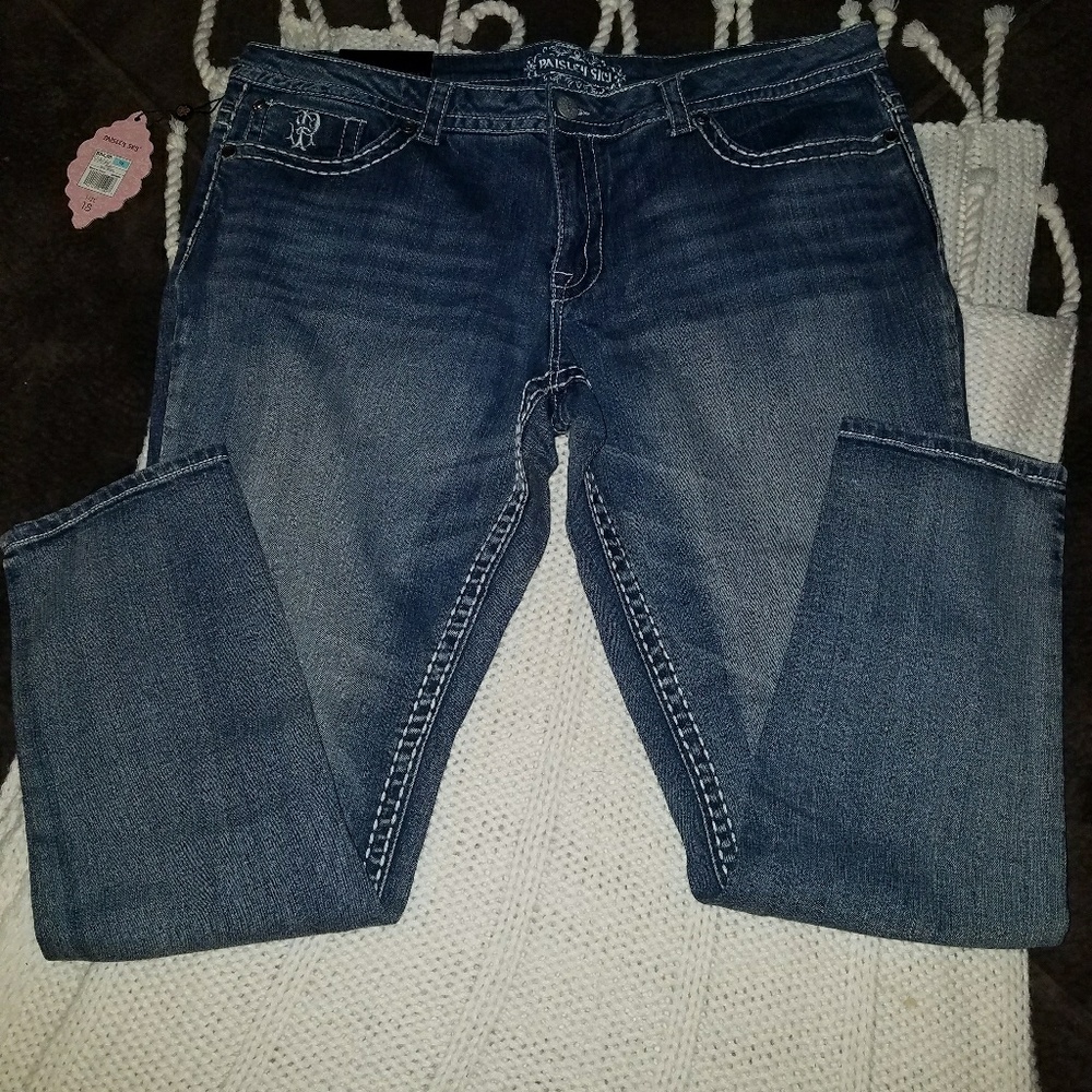 New! Rhinestone jeans